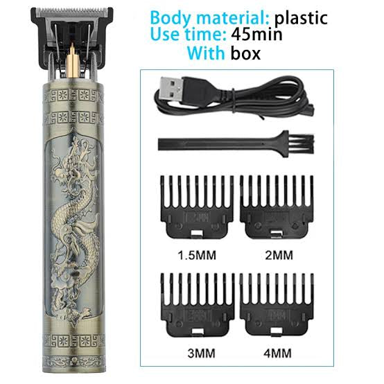 Vintage T9 Hair Trimmer For Men (Plastic)